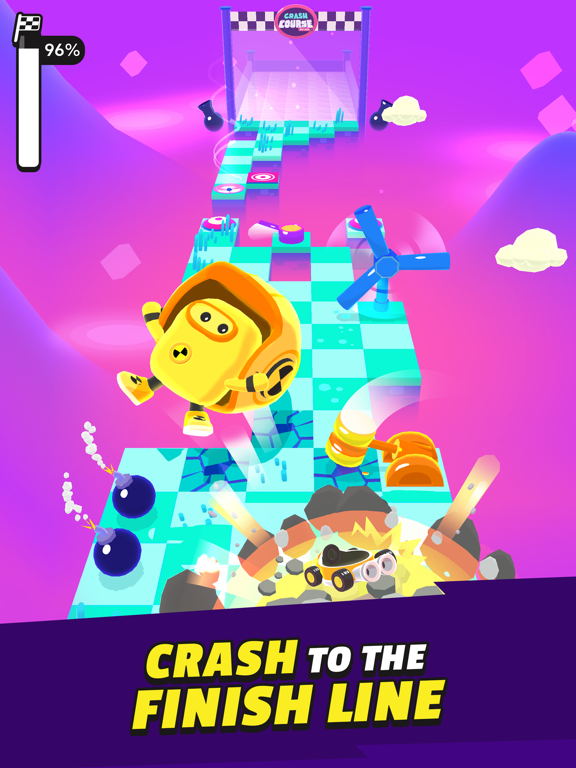 Tangkapan layar Crash Course Builder iPad 