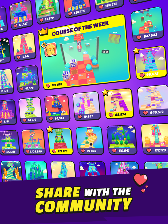 Tangkapan layar Crash Course Builder iPad 