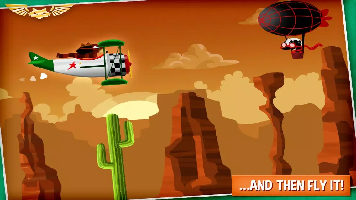 Wombi Airplane - build your own plane and fly it! Screenshots