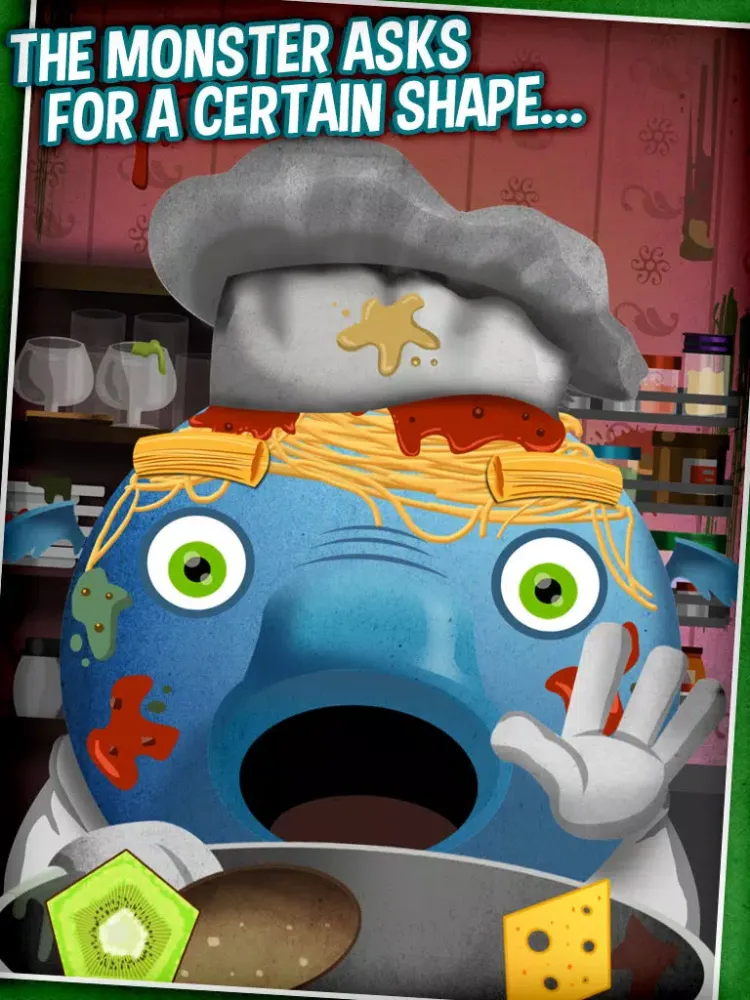 Shape Monster - learn different shapes iPad 應用截圖