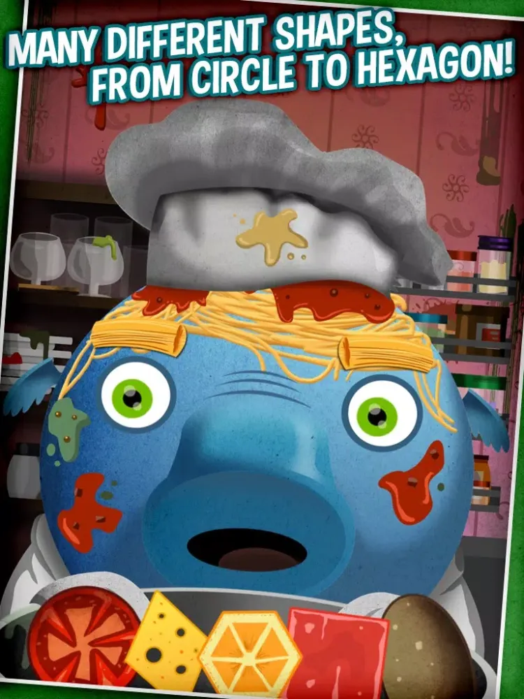 Shape Monster - learn different shapes iPad 應用截圖