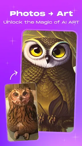 Capturas de tela do WOMBO Dream - AI Art Generator