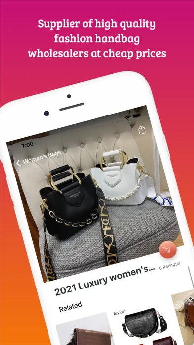 Captures d'écran de Women bag fashion store online