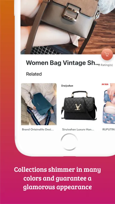 Captures d'écran de Women bag fashion store online