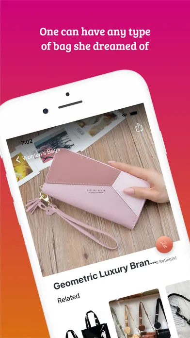 Captures d'écran de Women bag fashion store online