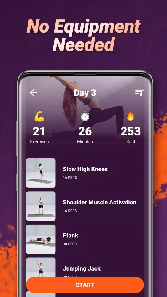 Her Workout Lite スクリーンショット