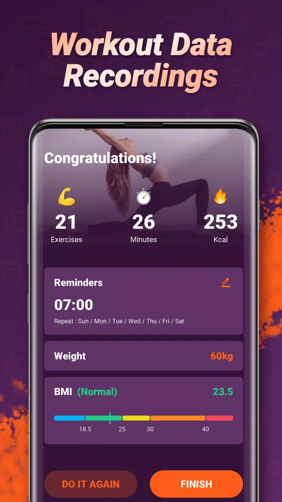 Her Workout Lite スクリーンショット
