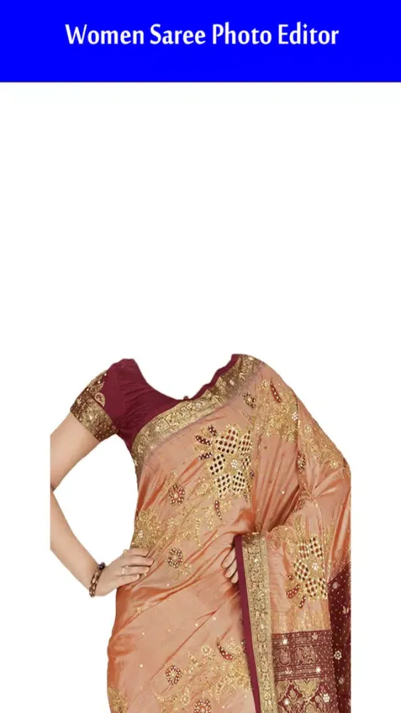 Zrzuty ekranu Women Saree Photo Editor