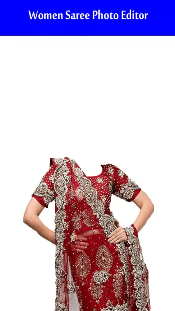 Zrzuty ekranu Women Saree Photo Editor