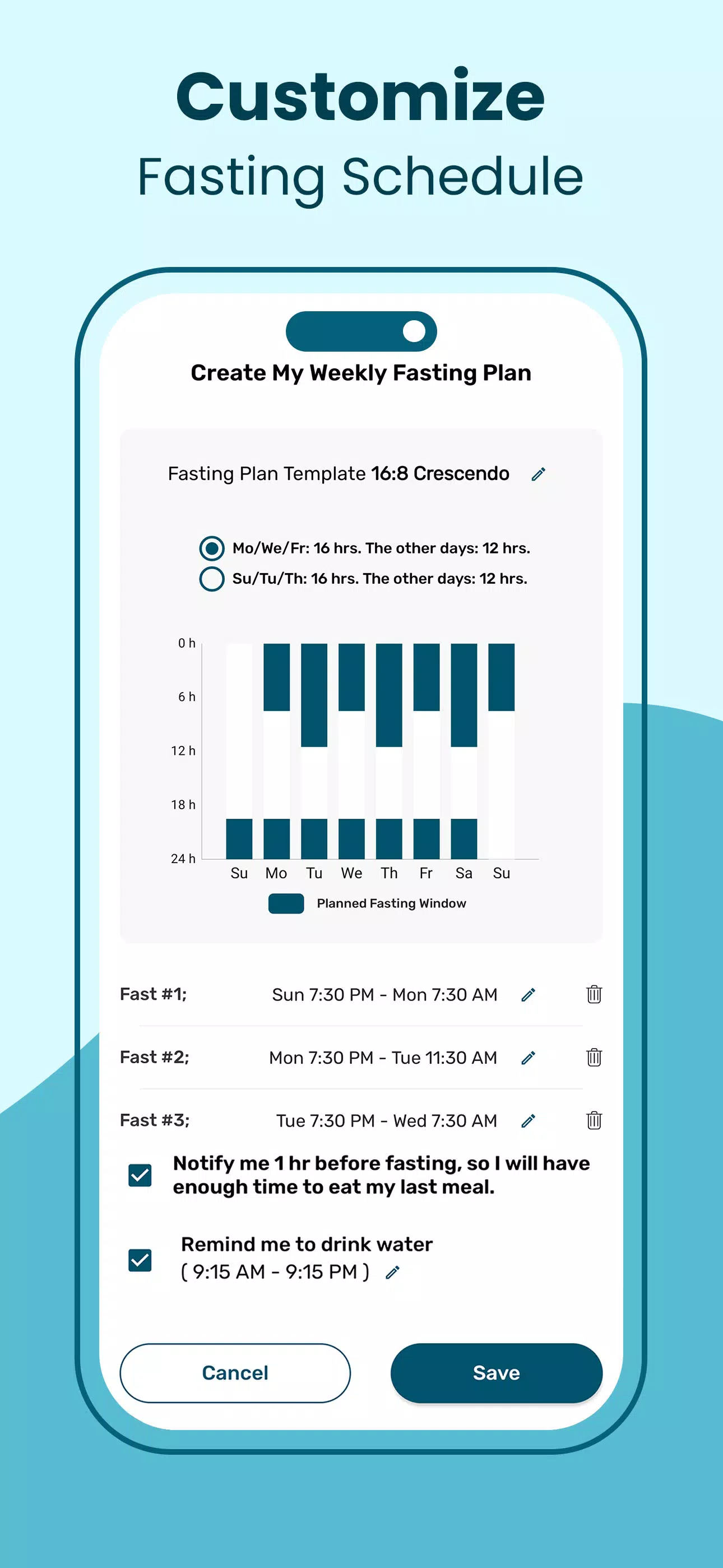 Intermittent Fasting Tracker Screenshots