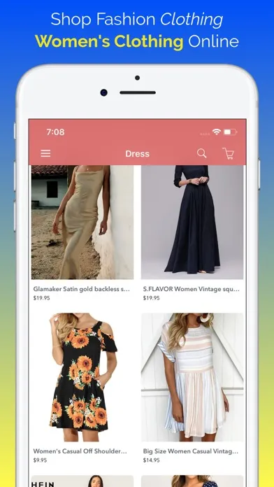 Women's Clothing Online Store Screenshots