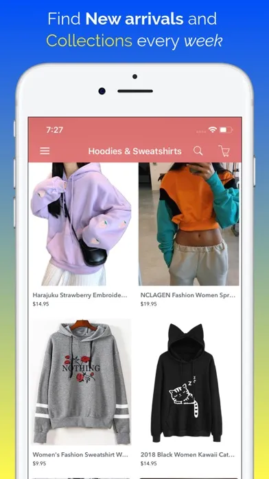 Women's Clothing Online Store Screenshots