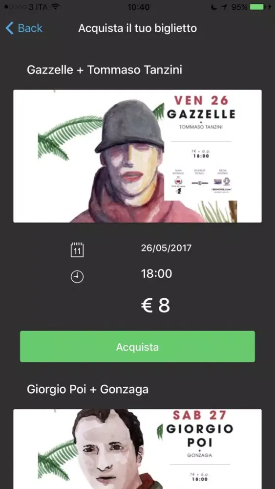 Скриншоты Wom Fest app