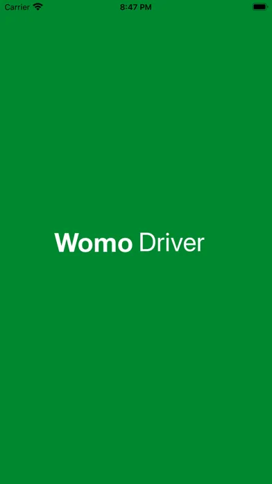 Capturas de tela do Womo Driver
