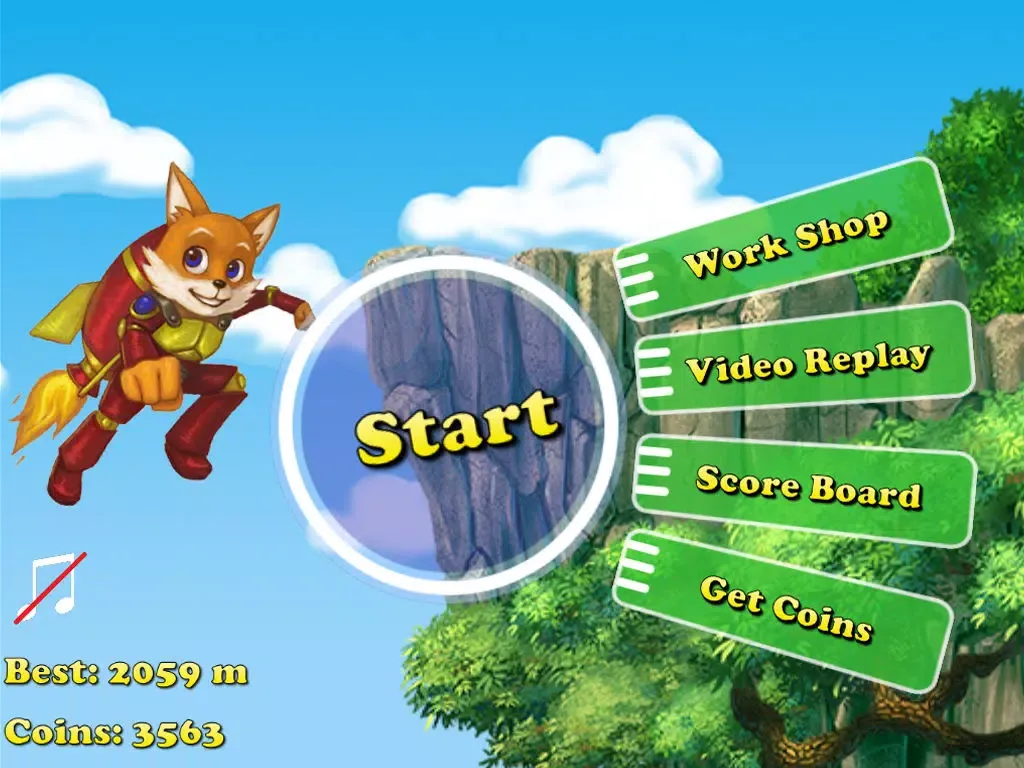 Capturas de pantalla de Fox Tales: Rocket Run iPad 