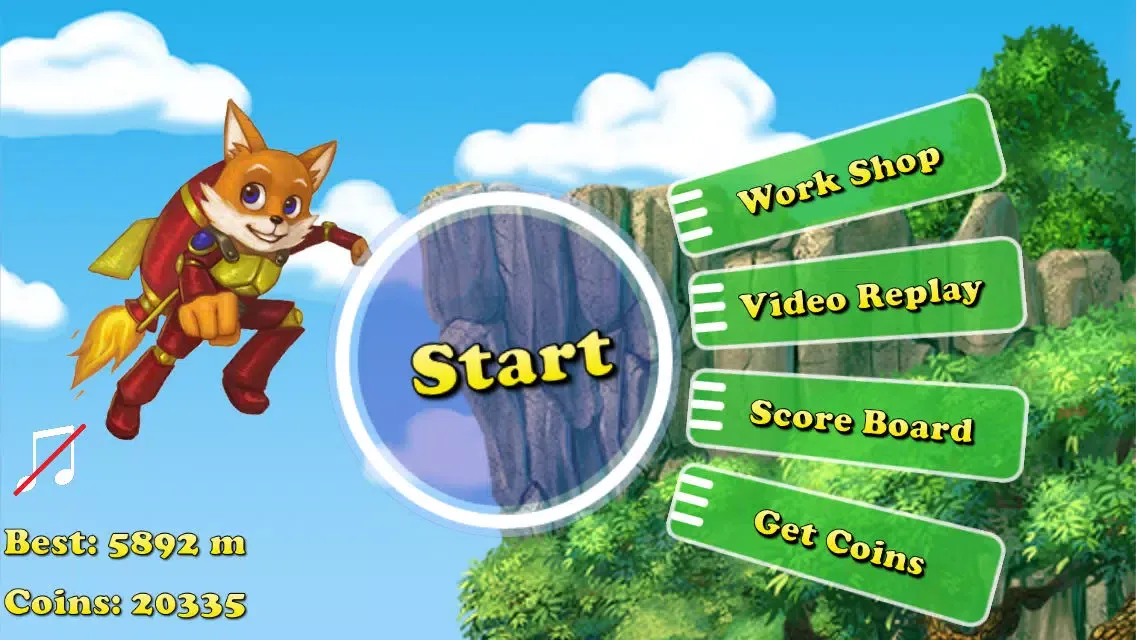 Capturas de pantalla de Fox Tales: Rocket Run