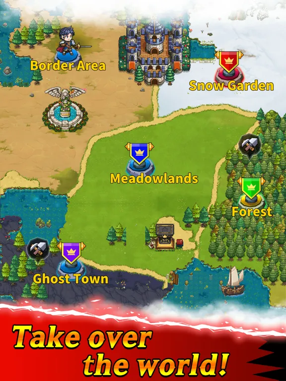 KINGS LAND:Warfare Simulation iPad  سکرین شاٹس