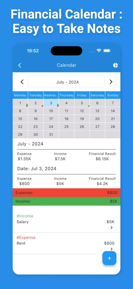 Tangkapan skrin Calculator with History, Note