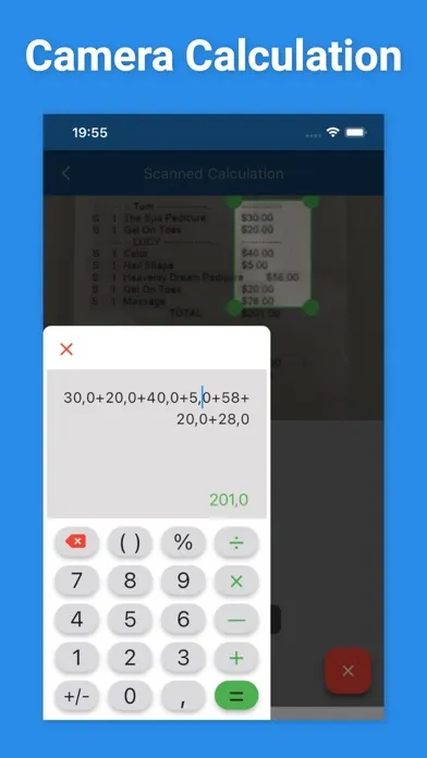 Zrzuty ekranu Calculator with History, 84 +
