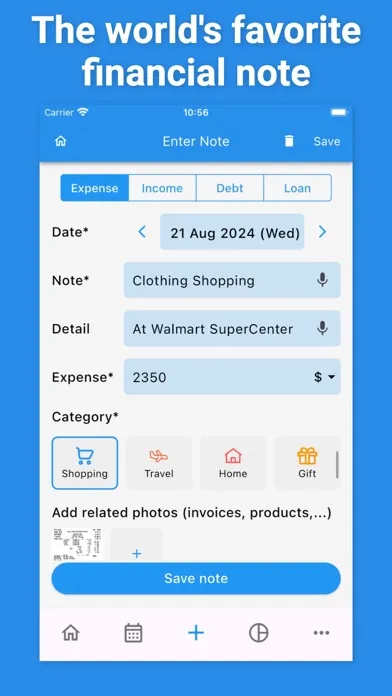 Screenshot di Expense Tracker, Money Manager