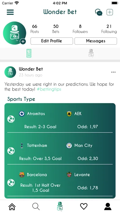Wonder Bet Screenshots