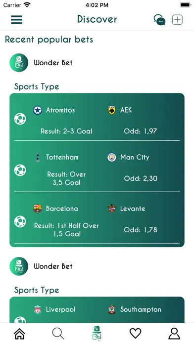 Wonder Bet Screenshots