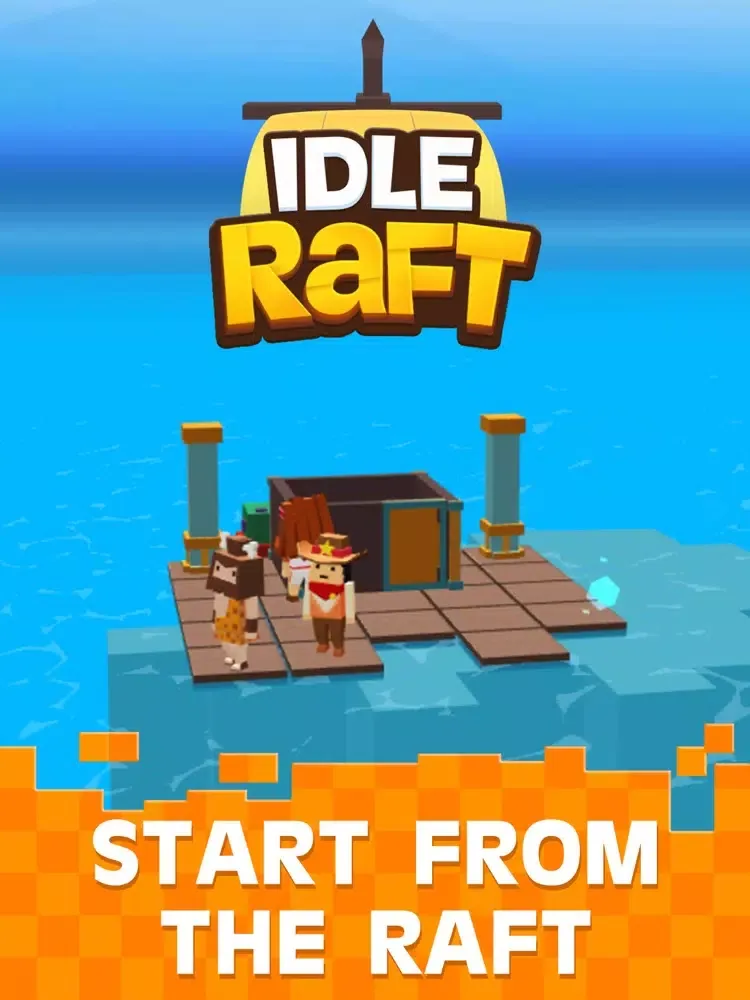Idle Rafts: Sea Tycoon iPad  স্ক্রিনশট