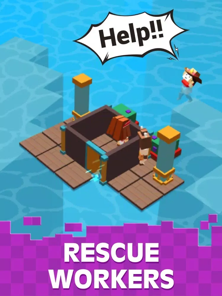 Idle Rafts: Sea Tycoon iPad  স্ক্রিনশট