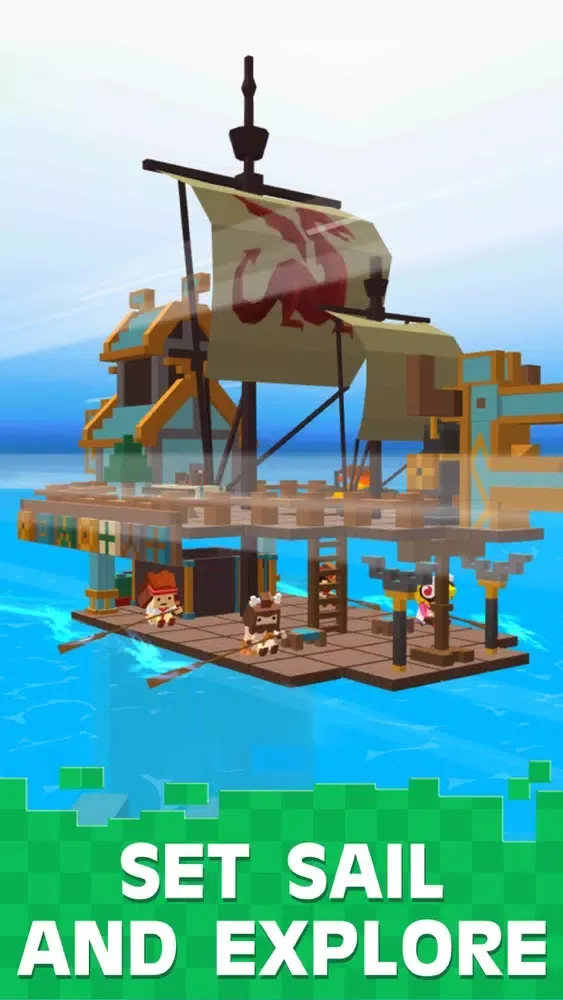 Idle Rafts: Sea Tycoon স্ক্রিনশট