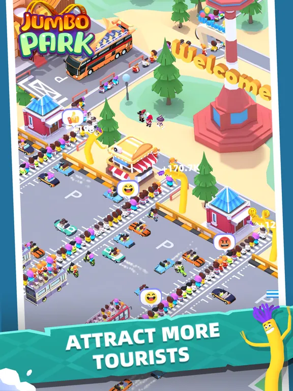 Screenshot di Jumbo Park: Idle Tycoon iPad 