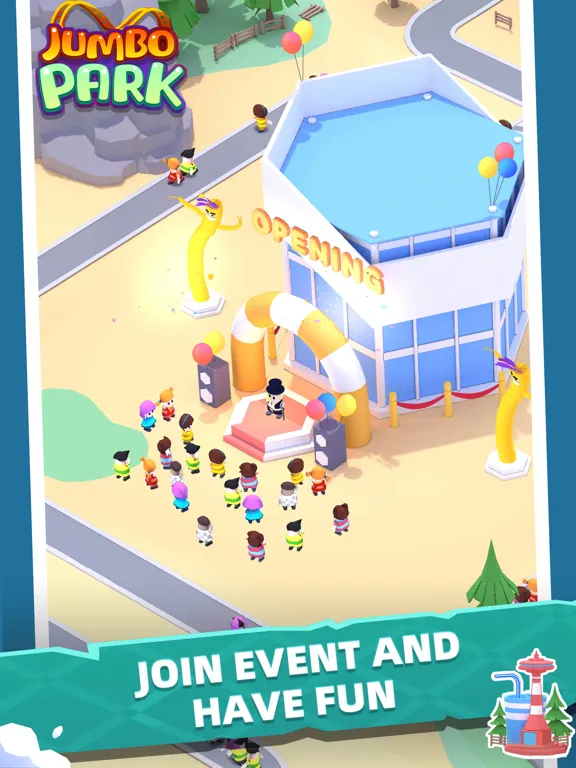 Screenshot di Jumbo Park: Idle Tycoon iPad 