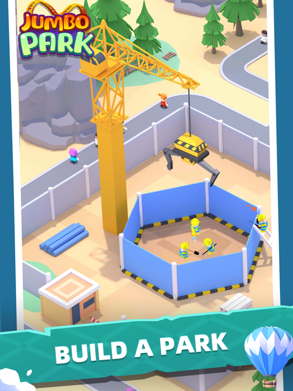 Jumbo Park: Idle Tycoon iPad  Screenshots