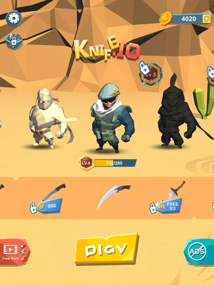 Screenshot di knife.io!! iPad 