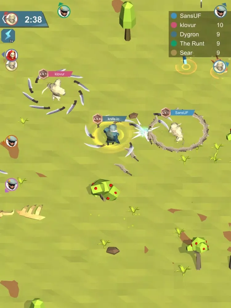 Screenshot di knife.io!! iPad 
