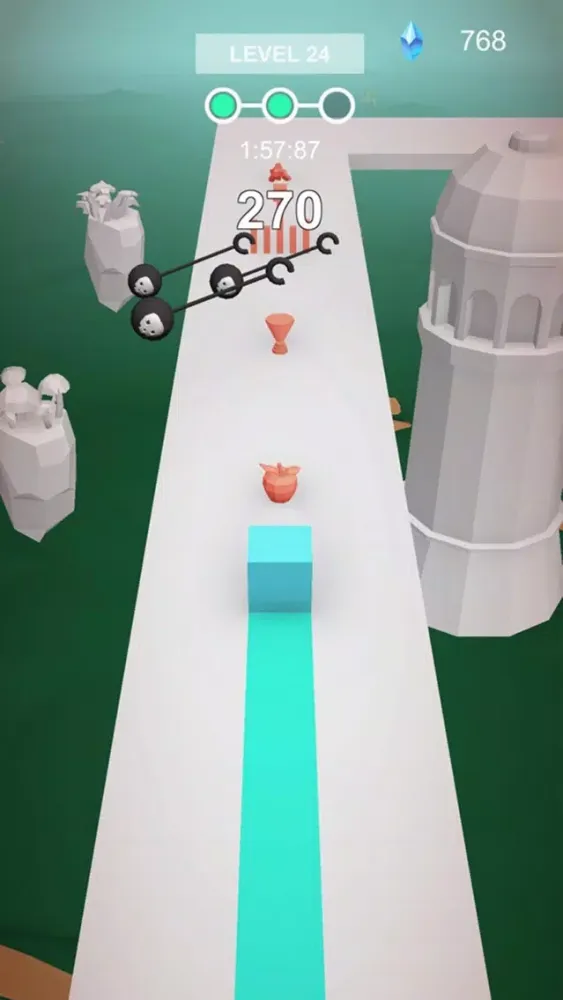 Capturas de tela do Human Runner 3D--Fun Race