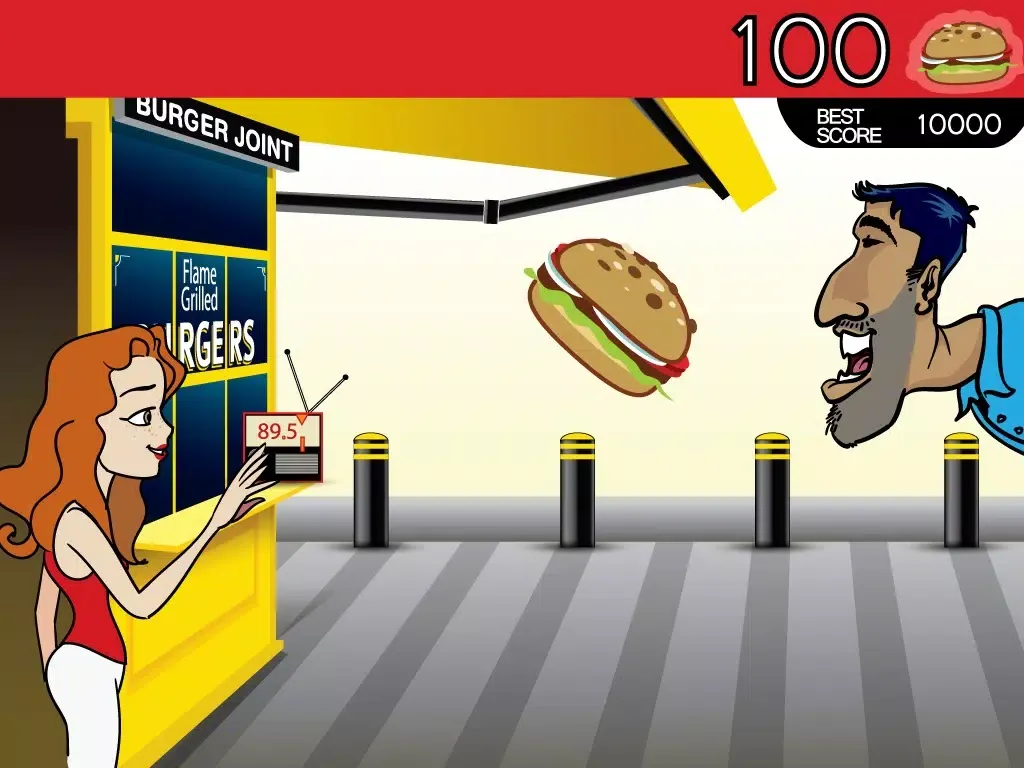 Ảnh chụp màn hình của Burger Attack iPad 