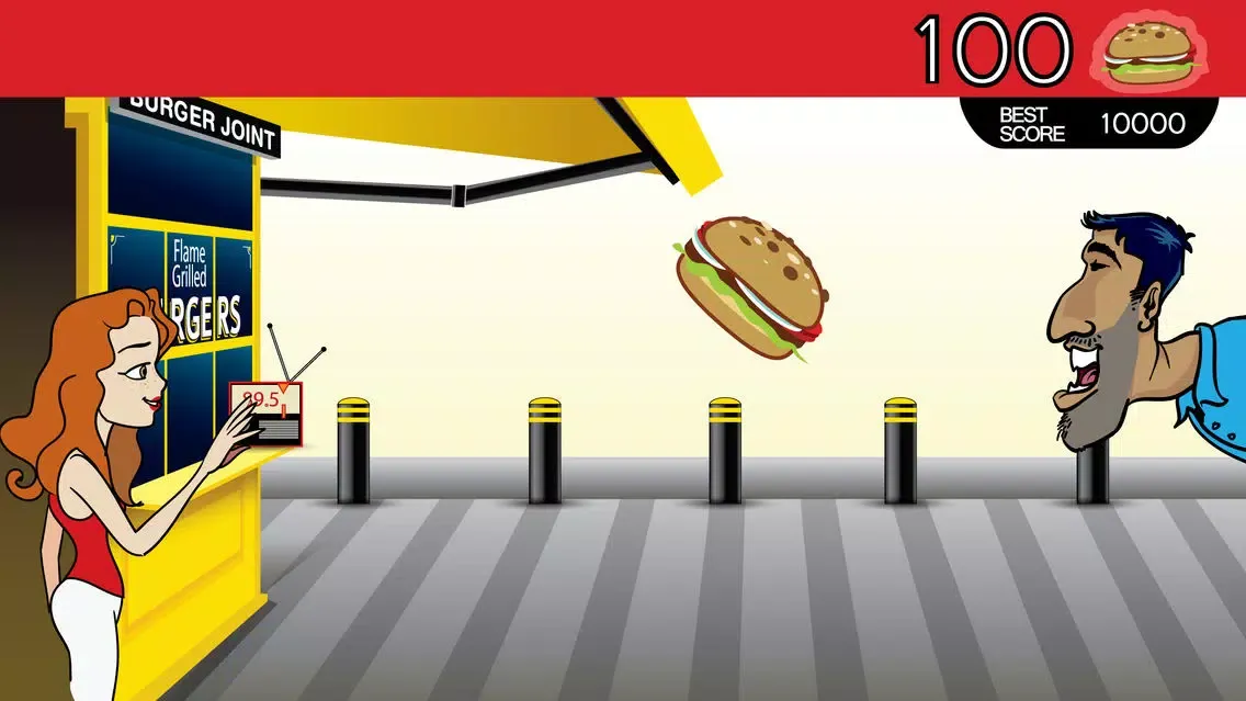 Ảnh chụp màn hình của Burger Attack