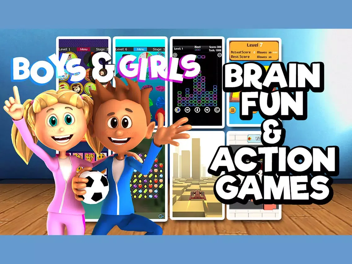 Boys & Girls Games Collection iPad 应用截图
