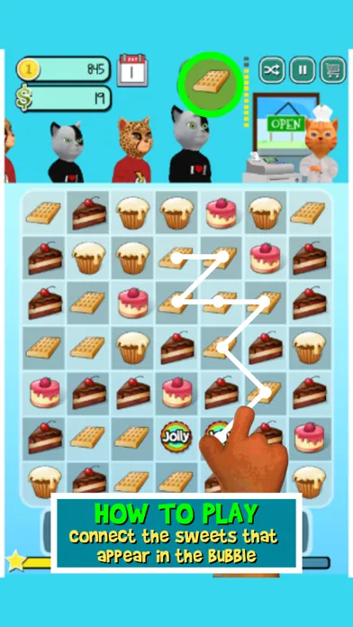 Capturas de tela do Cat Leo's Bakery Kitchen Game