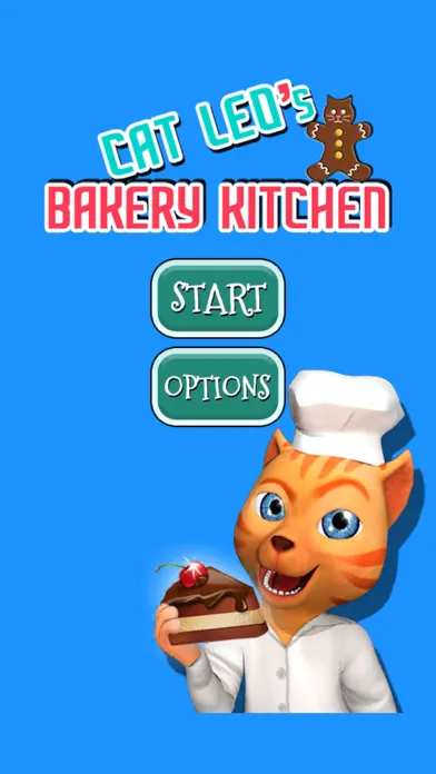 Capturas de tela do Cat Leo's Bakery Kitchen Game