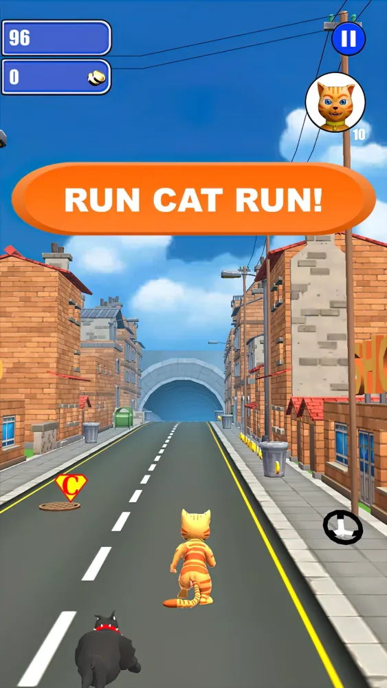 Cat Leo Run - Talking Cat Run Screenshots