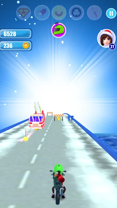 Tangkapan skrin Santa Girl Run Xmas & Advent