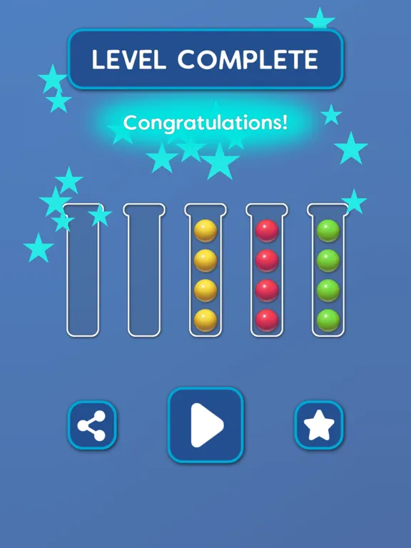 Sort Ball: Arrange Color Tubes iPad  स्क्रीनशॉट