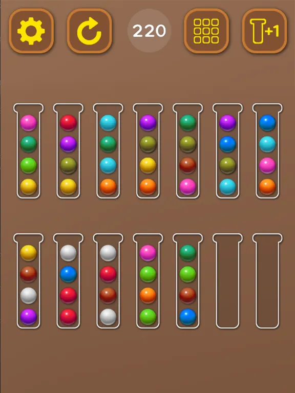Sort Ball: Arrange Color Tubes iPad  स्क्रीनशॉट