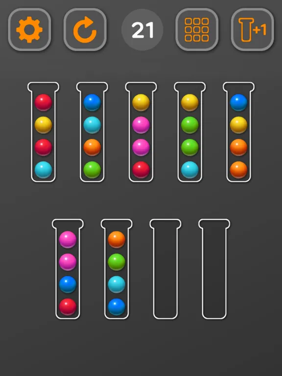 Sort Ball: Arrange Color Tubes iPad  स्क्रीनशॉट