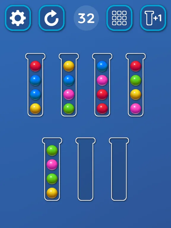 Sort Ball: Arrange Color Tubes iPad  स्क्रीनशॉट