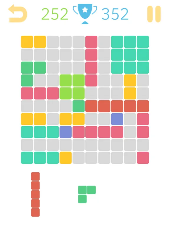 10x10 Block Puzzle game iPad  Screenshots