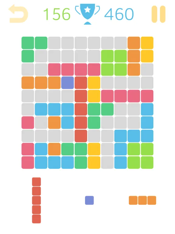 10x10 Block Puzzle game iPad  Screenshots