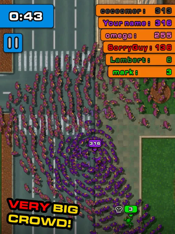Crowd Town - People City iPad  Ekran Görüntüleri