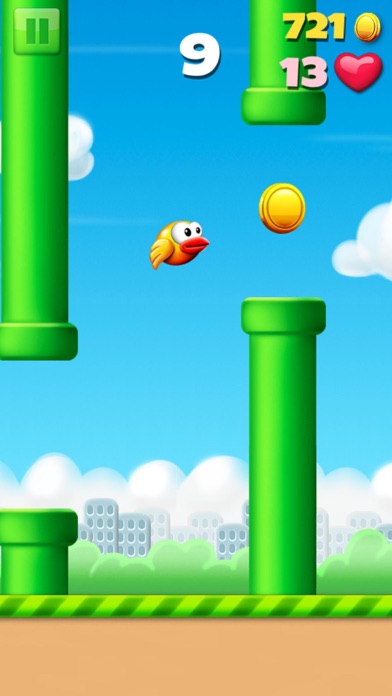 Zrzuty ekranu Flying Bird: jump! Fly & Fall